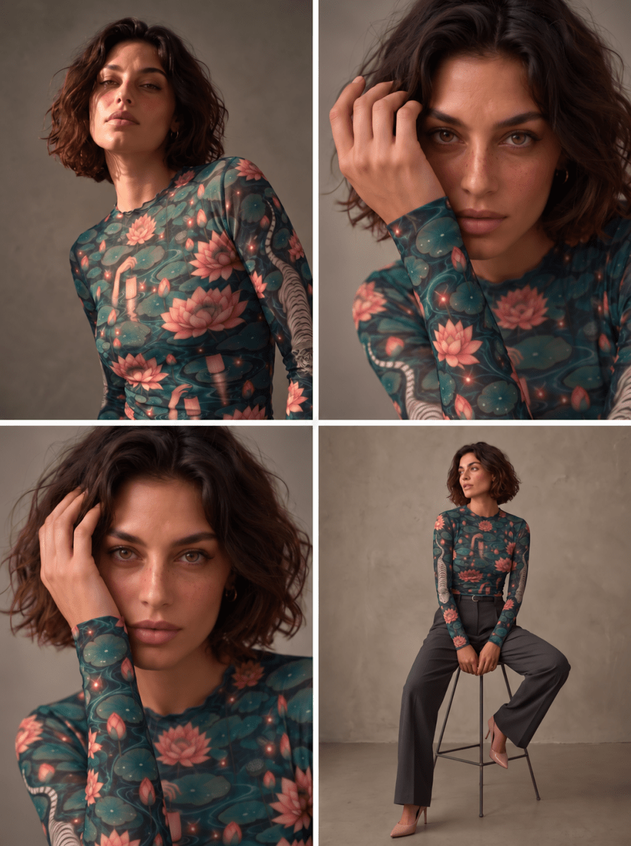 Lily Pond Mesh Top - rage quit