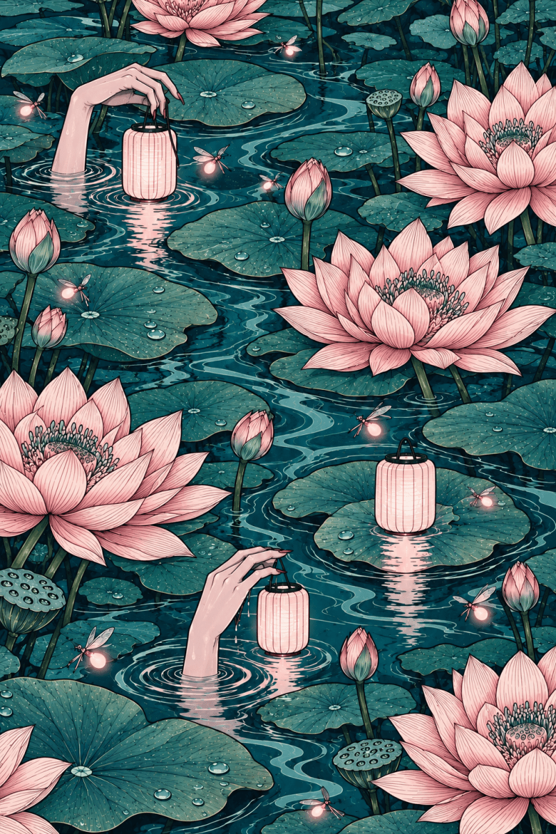 Lily Pond Mesh Top - rage quit