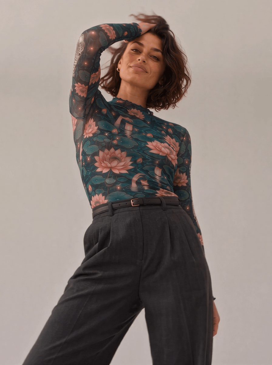 Lily Pond Mesh Top - rage quit