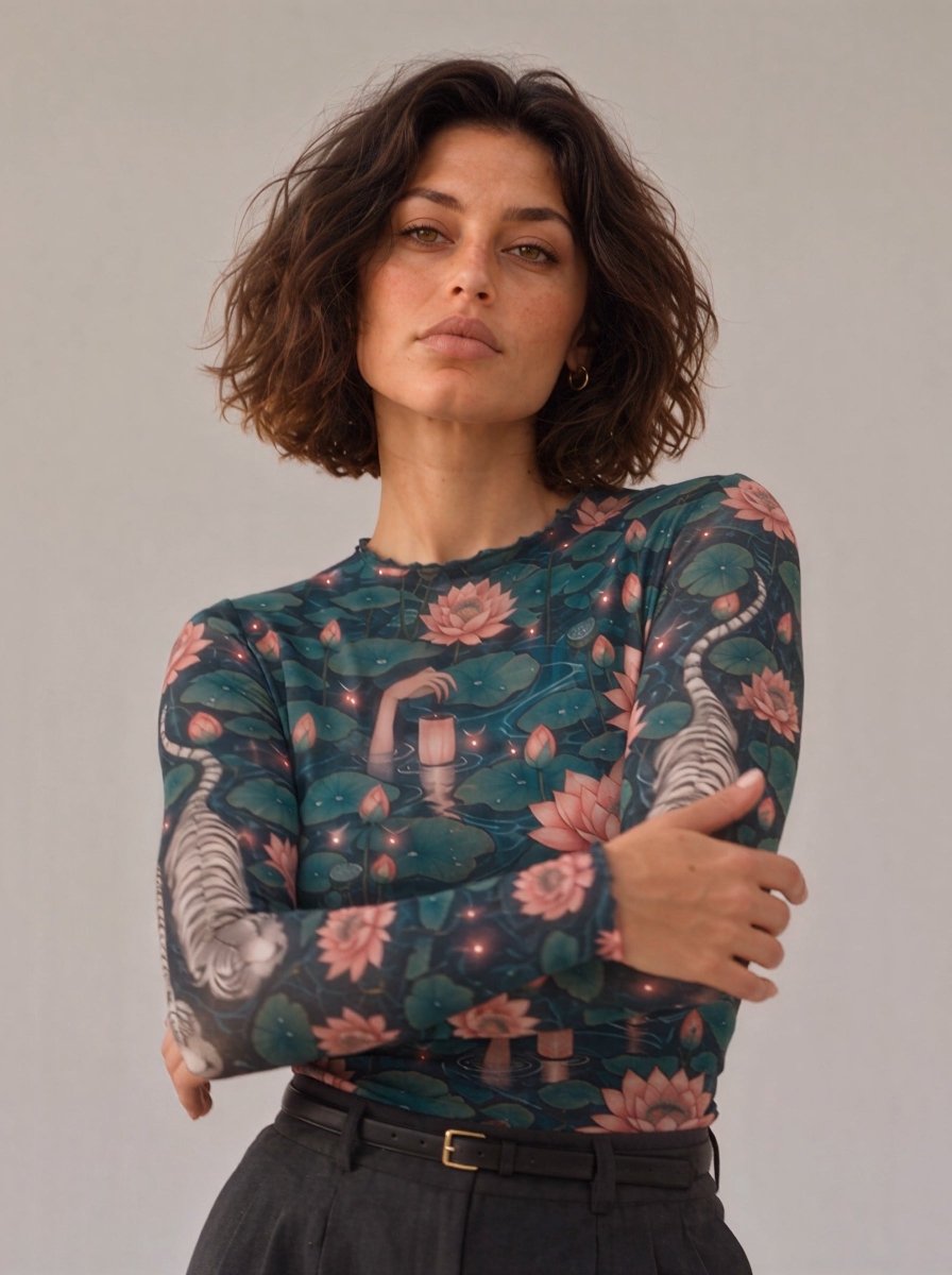 Lily Pond Mesh Top - rage quit