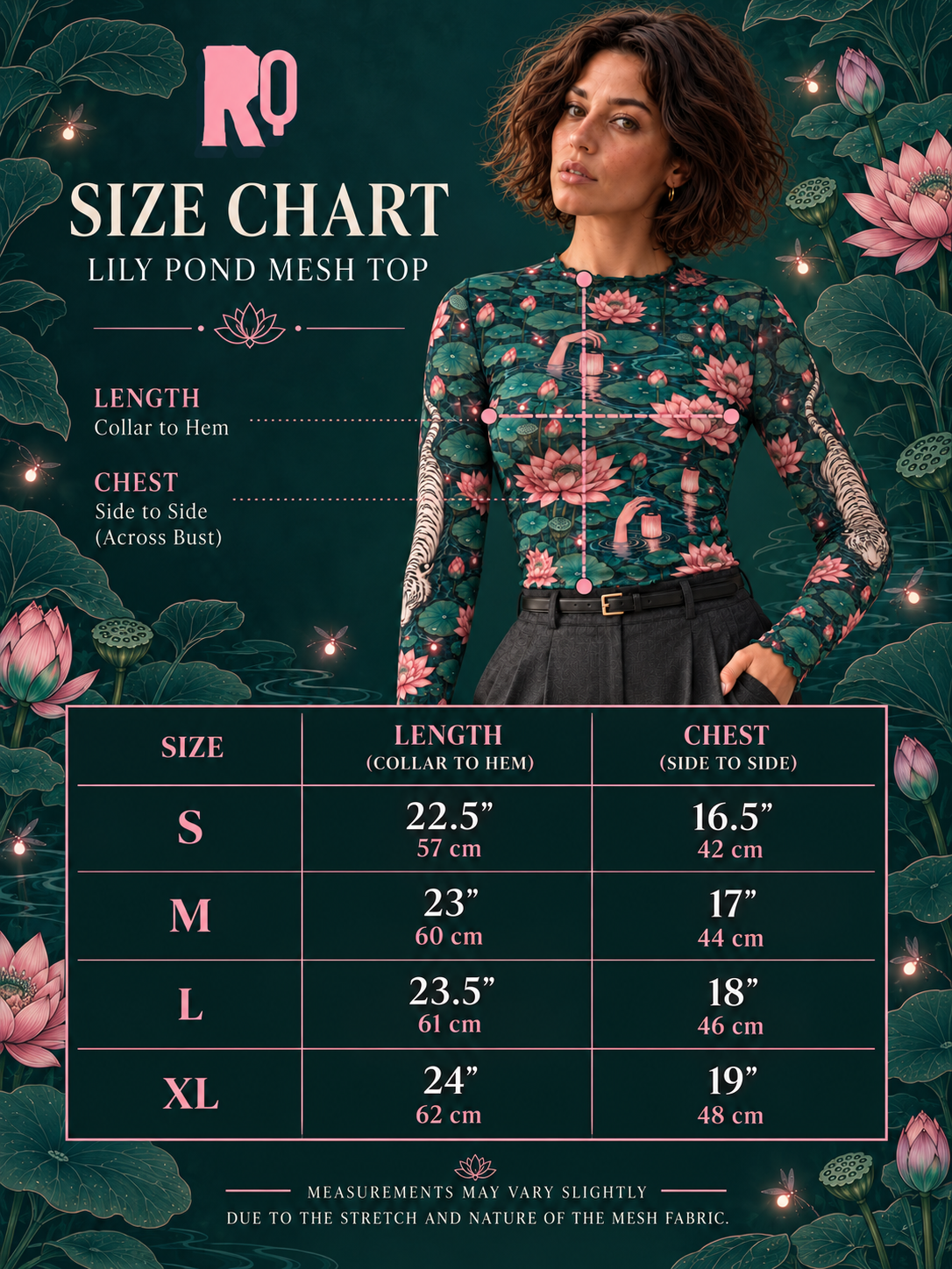 Lily Pond Mesh Top